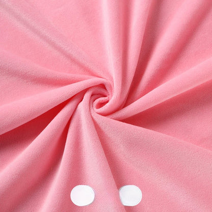 Crystal Velvet Doll Skin Fabric, Short Pile, for Plush Dolls, Toys & Linings - Pink