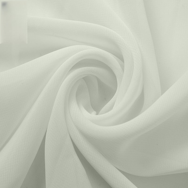 Opaque Chiffon Fabric, Solid, for Hanfu Linings, Dresses & Blouses