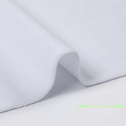 Fleece Fabric, Short Pile Solid, for Jackets, Linings & Plush Toys - Off-White