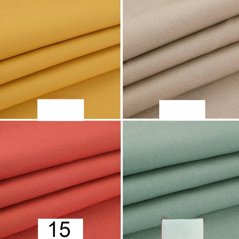 Cotton Twill Fabric, for Pants & Jackets - Ginger