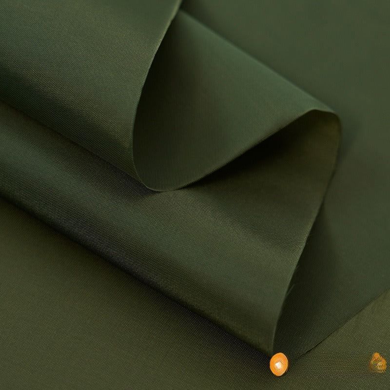 Polyester Taffeta Lining Fabric, Solid, for Suits, Coats & Bags - Army Green