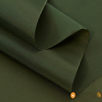 Polyester Taffeta Lining Fabric, Solid, for Suits, Coats & Bags - Army Green