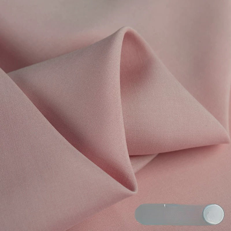 Rayon Fabric, Soft Plain Solid, for Baby Sleepwear, Dresses & Summer Wear - Light Pink