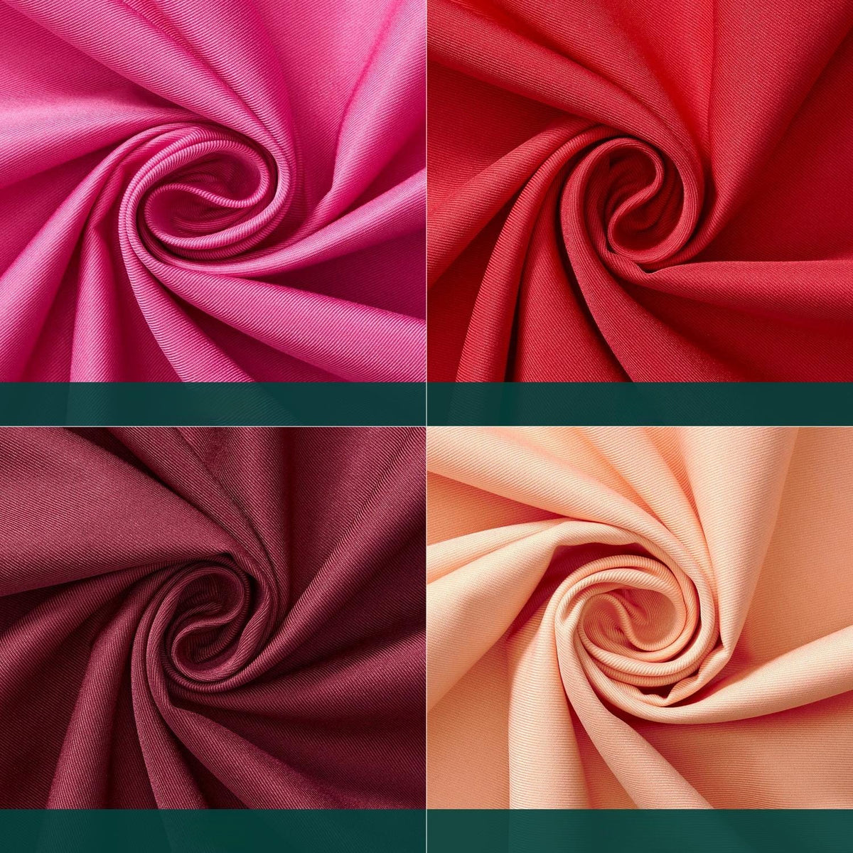 Poly Twill Fabric, for Apparel & Home Decor - Magenta
