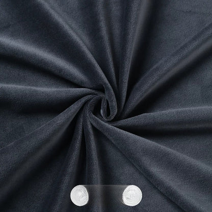 Crystal Velvet Doll Skin Fabric, Short Pile, for Plush Dolls, Toys & Linings - Dark Gray