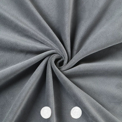 Crystal Velvet Doll Skin Fabric, Short Pile, for Plush Dolls, Toys & Linings - Gray