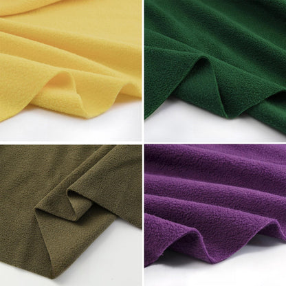 Polar Fleece Fabric, Anti-Pill, 63 in Wide - Bright Yellow