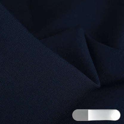 Rayon Fabric, Soft Plain Solid, for Baby Sleepwear, Dresses & Summer Wear - Deep Navy