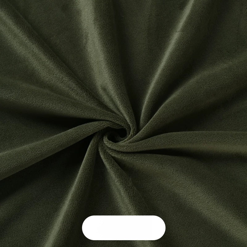 Crystal Velvet Doll Skin Fabric, Short Pile, for Plush Dolls, Toys & Linings - Olive