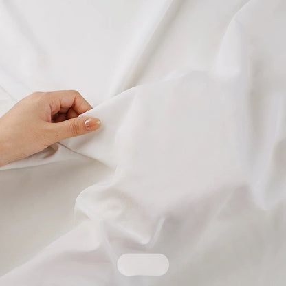 4-Way Stretch Lining Fabric, Solid, for Dress, Skirt & Anti-Exposure Linings - Natural White