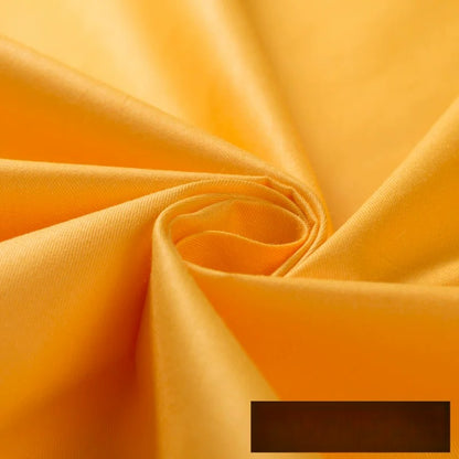 Cotton Twill Fabric, Solid, for Shirts, Bedding & Embroidery - Yellow