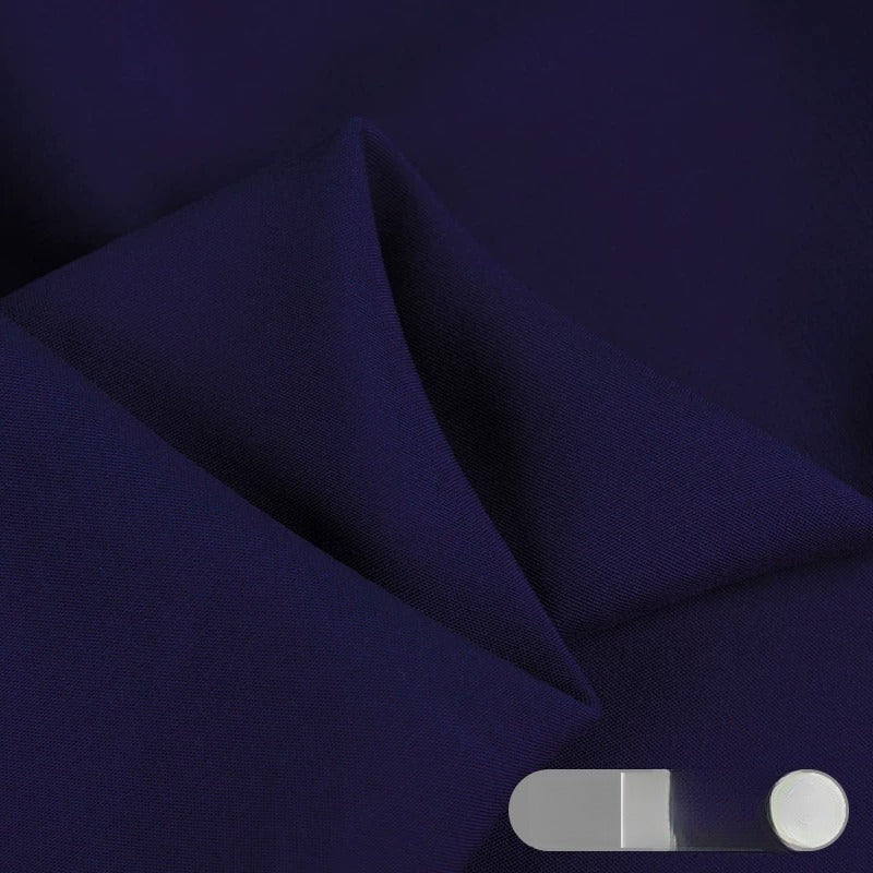 Rayon Fabric, Soft Plain Solid, for Baby Sleepwear, Dresses & Summer Wear - Navy