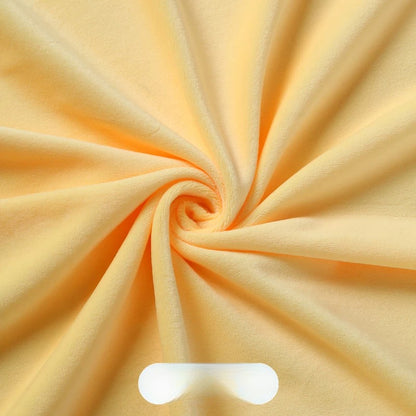 Crystal Velvet Doll Skin Fabric, Short Pile, for Plush Dolls, Toys & Linings - Chick Yellow