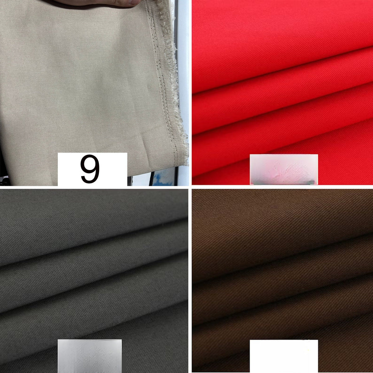 Cotton Twill Fabric, for Pants & Jackets - Beige