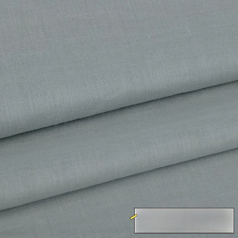 Cotton Lining Fabric, Plain Solid, for Baby Clothing, Dresses & Linings - Light Gray