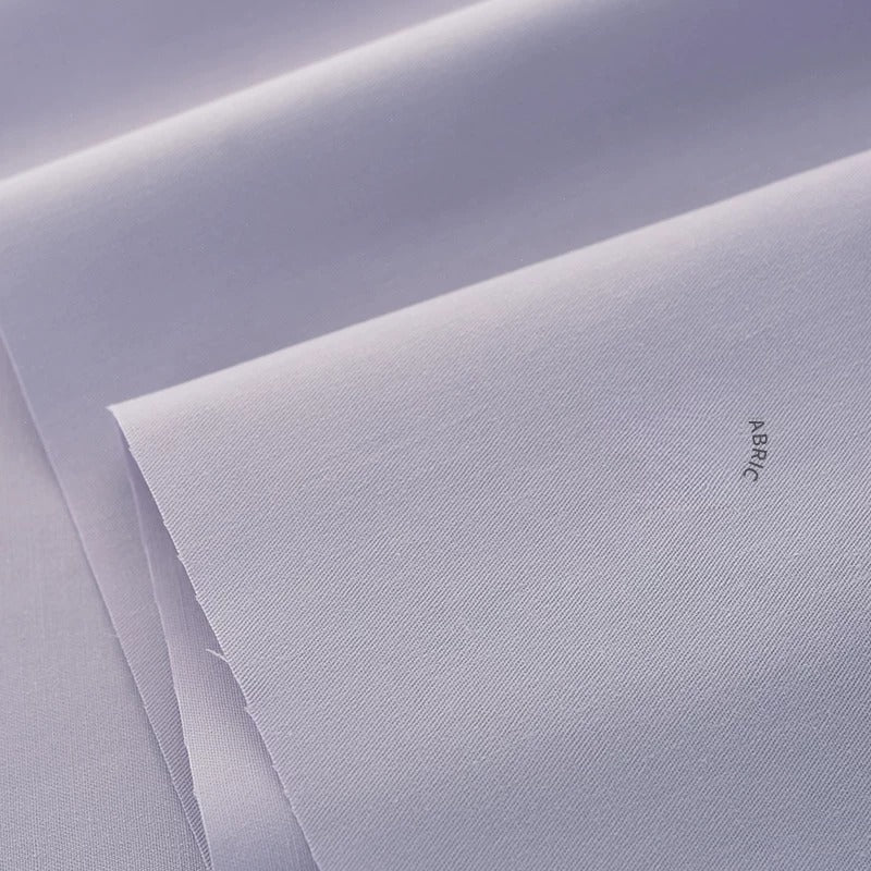 Washed Twill Poplin Fabric, Solid, for Shirts, Dresses & Blouses