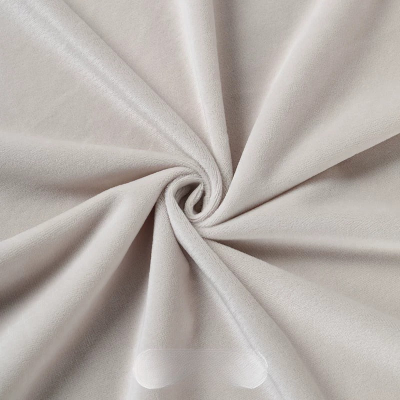 Crystal Velvet Doll Skin Fabric, Short Pile, for Plush Dolls, Toys & Linings - Gray Apricot