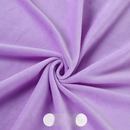 Crystal Velvet Doll Skin Fabric, Short Pile, for Plush Dolls, Toys & Linings - Taro Purple