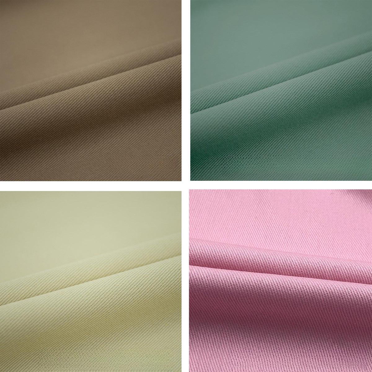 Colored Denim Fabric, 100% Cotton, 59 in Wide - Khaki