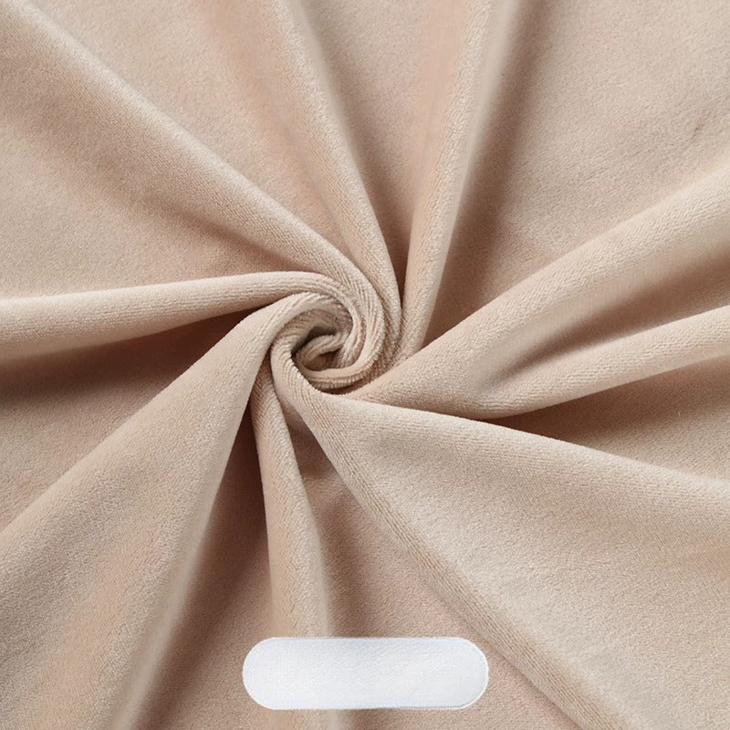 Crystal Velvet Doll Skin Fabric, Short Pile, for Plush Dolls, Toys & Linings - Wheat