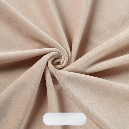Crystal Velvet Doll Skin Fabric, Short Pile, for Plush Dolls, Toys & Linings - Wheat