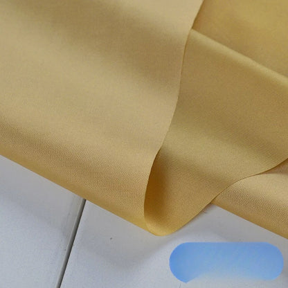 Satin Lining Fabric, Anti-Static, for Suits, Coats, Bags & Linings - Light Khaki