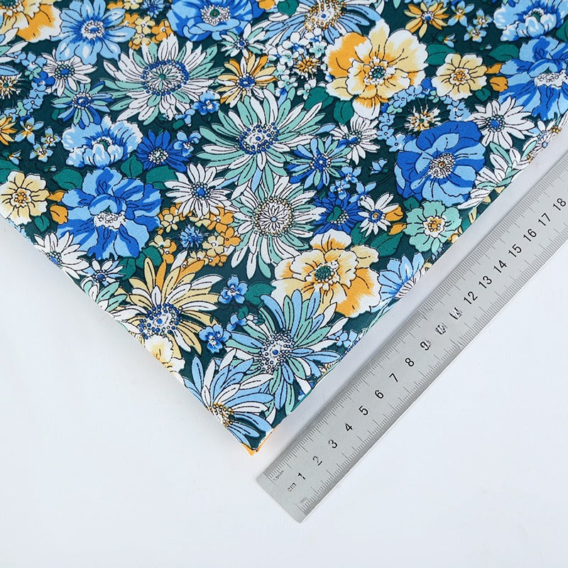 Poly Retro Floral Fabric, for Hair Accessories & Crafts - Vintage Garland