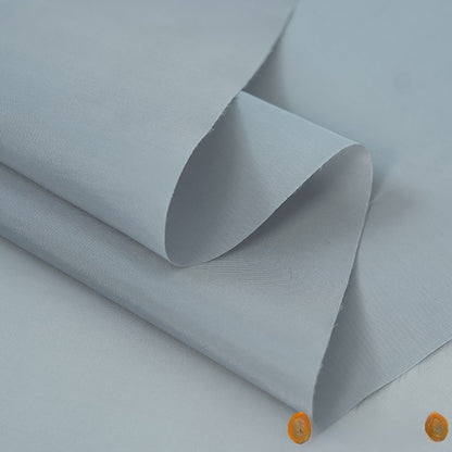 Polyester Taffeta Lining Fabric, Solid, for Suits, Coats & Bags - Light Gray
