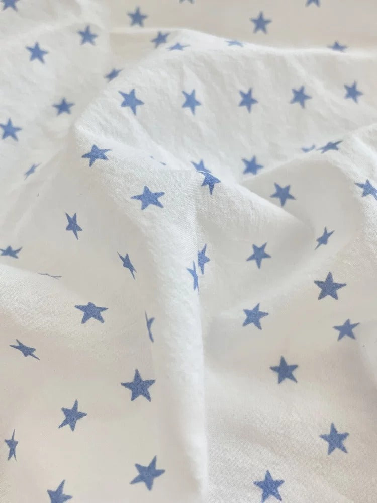 Polyester Crinkle Star Fabric, for Tops & Skirts