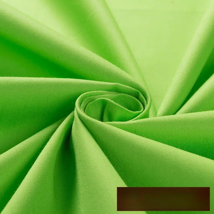 Cotton Twill Fabric, Solid, for Shirts, Bedding & Embroidery - Light Green