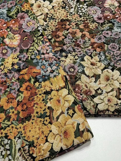 Monet Dandelion Jacquard Fabric, for Tablecloths & Cushions