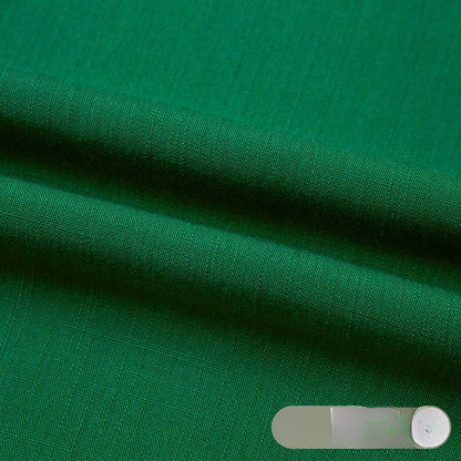Cotton Linen Slub Fabric, Summer Solid, for Pants, Casual Wear & DIY - Green