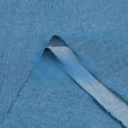 Washed Denim Fabric, Cotton Twill, for Jackets, Shirts, Skirts & DIY
