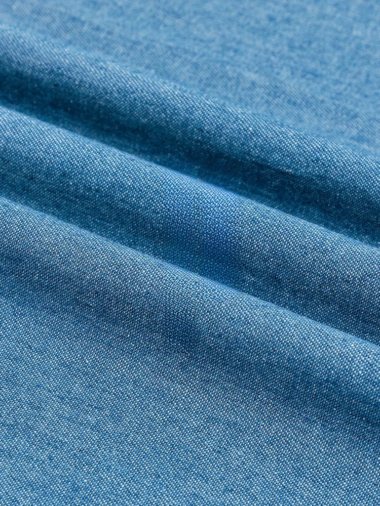 Washed Denim Fabric, Cotton Twill, for Jackets, Shirts, Skirts & DIY