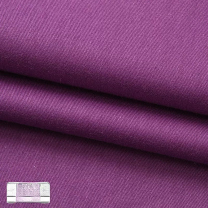 Cotton Twill Fabric, Solid, for Shirts, Bedding & Embroidery - Purple