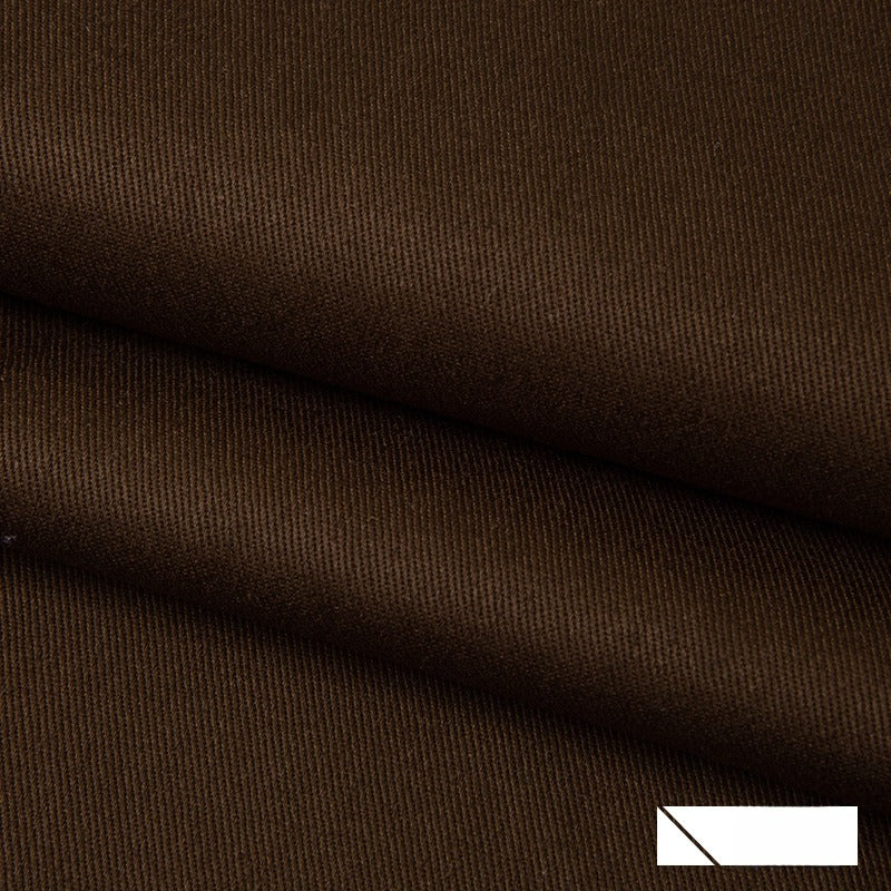 Cotton Drill Fabric, Heavy Twill Solid, for Pants, Workwear & Jackets - Coffee