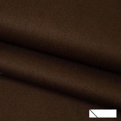 Cotton Drill Fabric, Heavy Twill Solid, for Pants, Workwear & Jackets - Coffee
