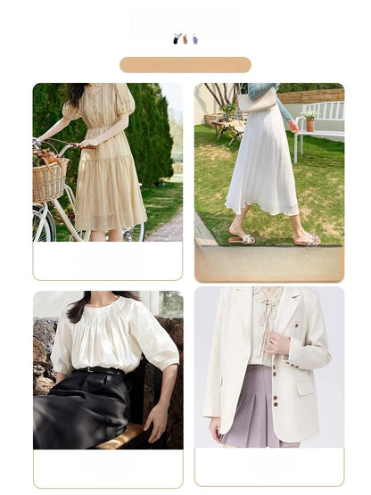 4-Way Stretch Lining Fabric, Solid, for Dress, Skirt & Anti-Exposure Linings