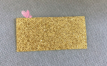 Chunky Glitter Fabric By The Yard | 25 Colors, 59" Wide for Wedding Decor & Hand Craft - Medium Gold