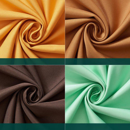 Poly Twill Fabric, for Apparel & Home Decor - Brown