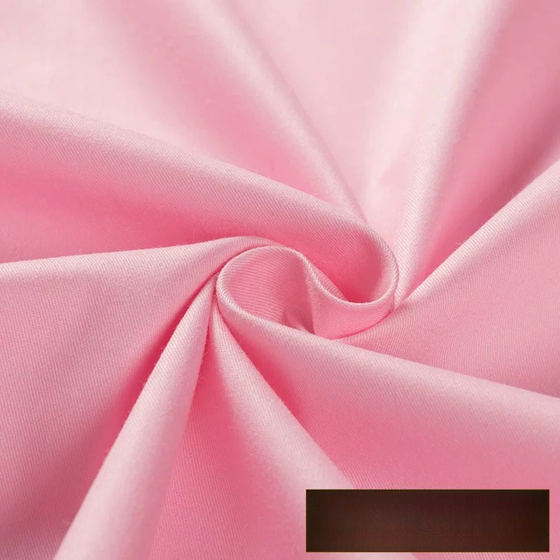 Cotton Twill Fabric, Solid, for Shirts, Bedding & Embroidery - Jade Pink