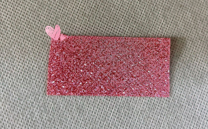 Chunky Glitter Fabric By The Yard | 25 Colors, 59" Wide for Wedding Decor & Hand Craft - Rose Pink