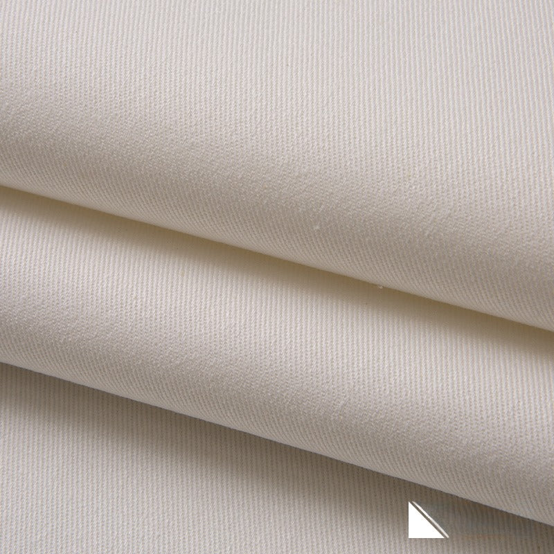 Cotton Drill Fabric, Heavy Twill Solid, for Pants, Workwear & Jackets - Off-White