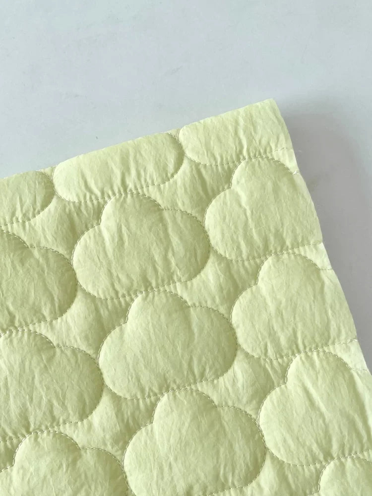 Cloud Quilted Fabric, Plush for Apparel & DIY, 51 in Wide