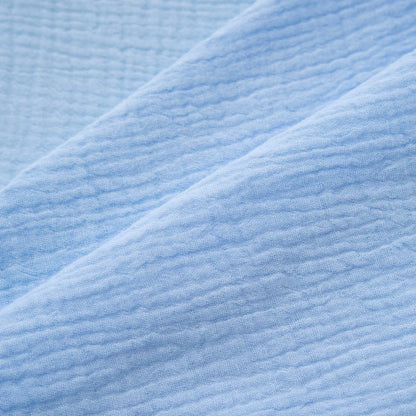 Cotton Double Gauze Fabric, for Baby Layering Pieces - Blue