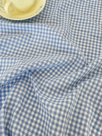 Cotton Gingham Check Fabric, for Shirts & Cushions