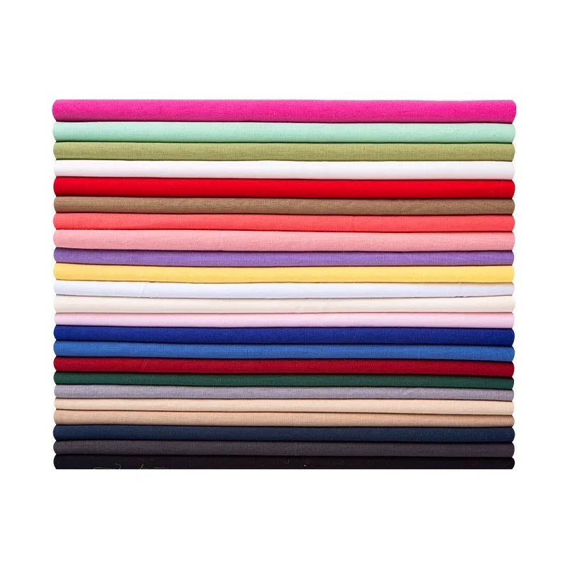 Cotton Lining Fabric, Plain Solid, for Baby Clothing, Dresses & Linings