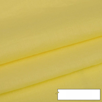 Cotton Lining Fabric, Plain Solid, for Baby Clothing, Dresses & Linings - Light Yellow