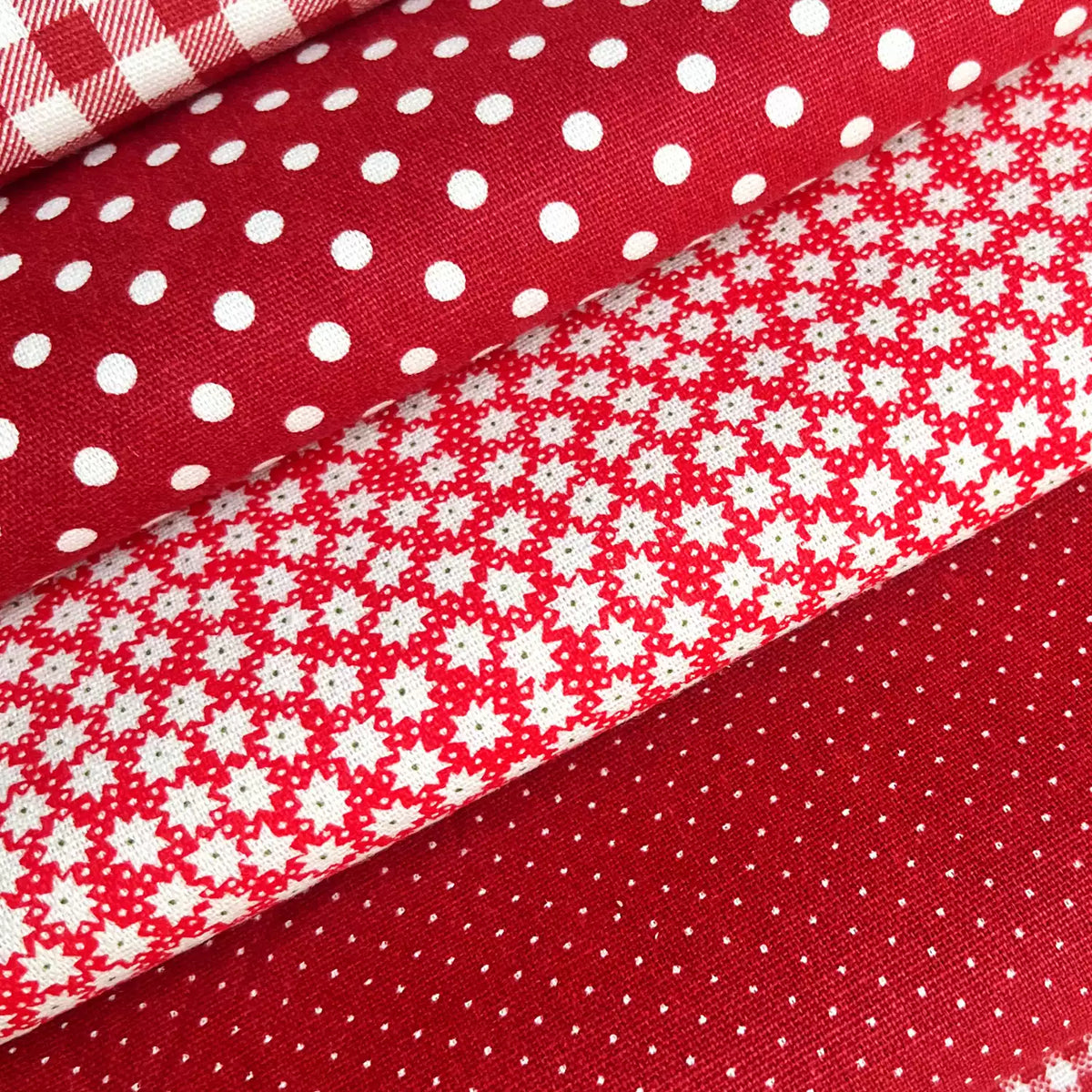 Cotton Polka Dot & Check Fabric, for Shirts & Cushions