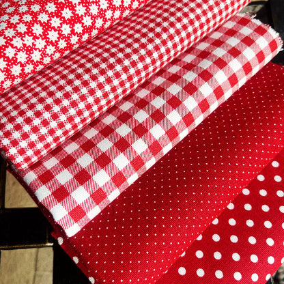 Cotton Polka Dot & Check Fabric, for Shirts & Cushions